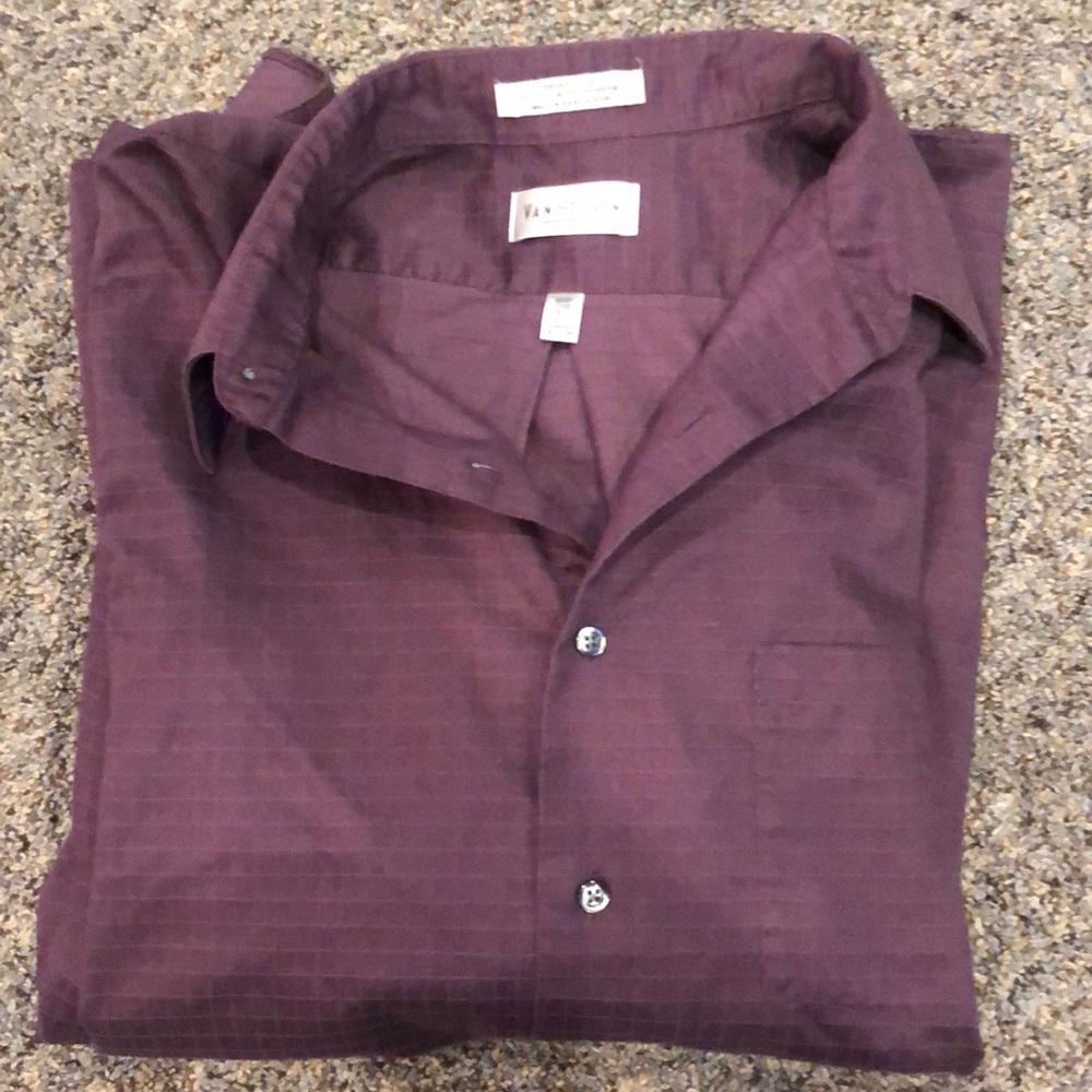 Mens VanHeusen 15 1/2 inch button down dress shirt